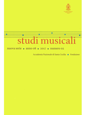 Studi Musicali. N.S. (2017)...