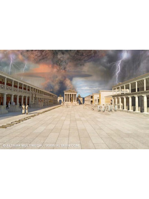 Pompei foro eruzione 79 d. ...