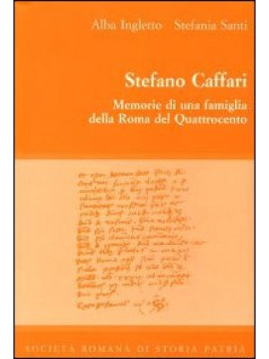 Stefano Caffari. Memorie di...