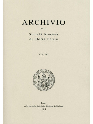 Archivio della Società roma...