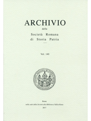 Archivio della Società roma...