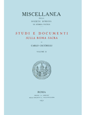 Studi e documenti sulla Rom...