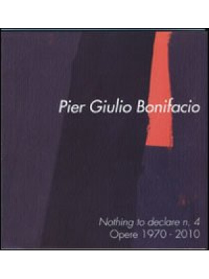 Pier Giulio Bonifacio. Noth...