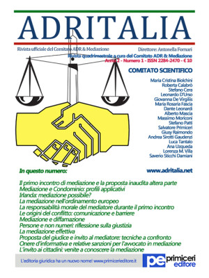 ADR Italia (2015). Vol. 1