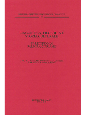 Linguistica, filologia e st...