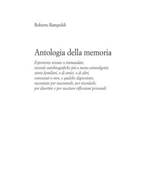 Antologia della memoria