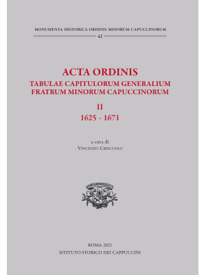 Acta Ordinis. Tabulae capit...