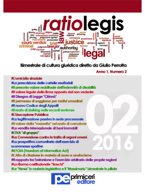 Ratio legis (2016). Vol. 2
