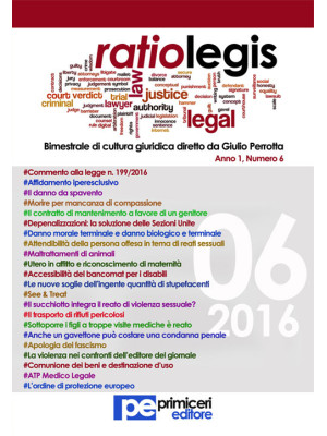 Ratio legis (2016). Vol. 6