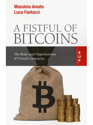 A fistful of bitcoins. The ...