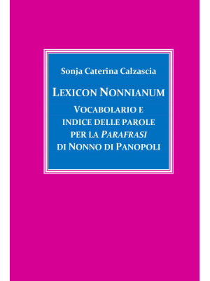 Lexicon Nonnianum. Vocabola...