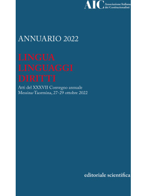 Annuario 2022. Lingua, ling...