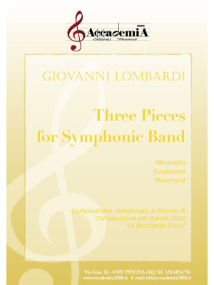 Three pieces for symphonic ...