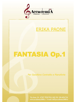 Fantasia op.1. Per saxofono...