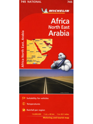 Africa nord-est, Arabia 1:4...