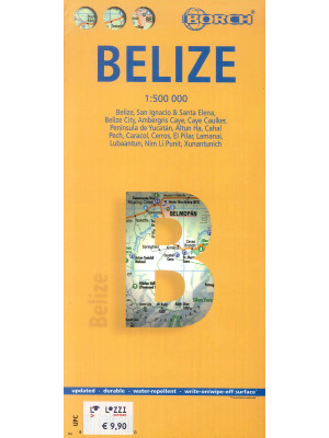 Belize. Map 1:500.000