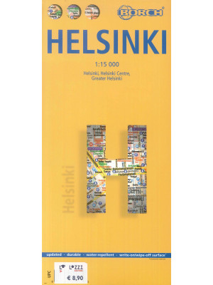 Helsinki. Map Borch 1:15.000