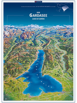 Cartina n. 373. Lago di Gar...