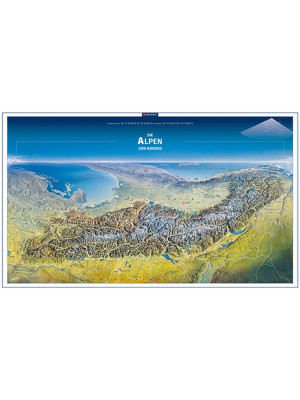 Cartina n. 376. Le Alpi dal...