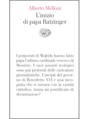 L'inizio di papa Ratzinger....