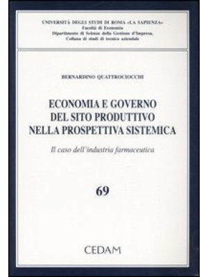 Economia e governo del sito...