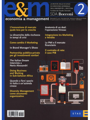 Economia & management. Vol. 2
