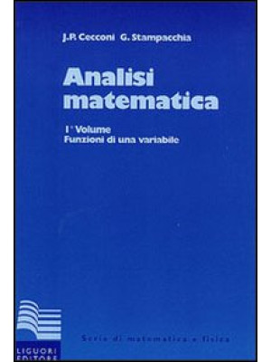 Analisi matematica. Vol. 1:...