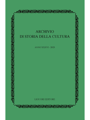 Archivio di storia della cu...