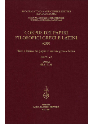 Corpus dei papiri filosofic...