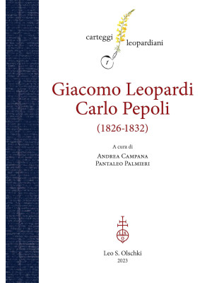 Carteggio Giacomo Leopardi-...