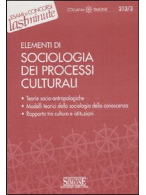 Elementi di sociologia dei ...