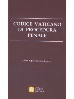Codice vaticano di procedur...