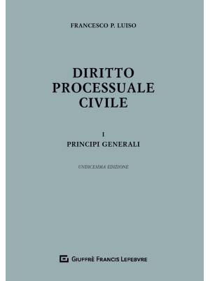 Diritto processuale civile. Vol. 1: Principi generali