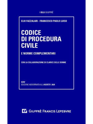 Codice di procedura civile e norme complementari