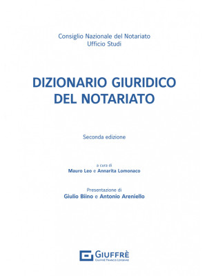 Dizionario giuridico del notariato