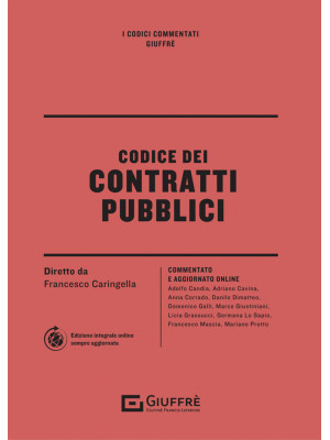 Codice dei contratti pubblici. Con aggiornamento online
