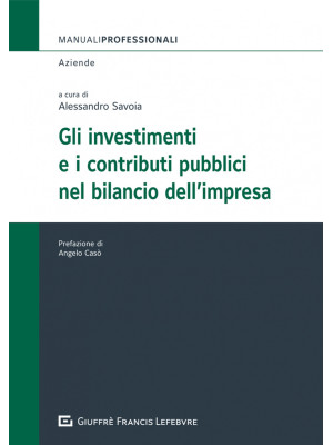 Gli investimenti e i contributi pubblici nel bilancio dell'impresa