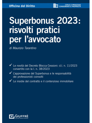 Superbonus 2023: risvolti p...
