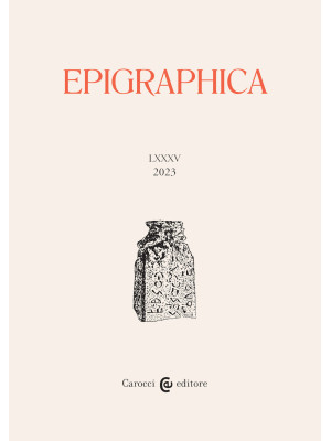Epigraphica (2023). Vol. 1-2