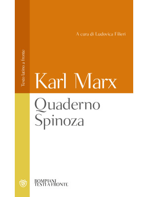 Quaderno Spinoza. Testo lat...