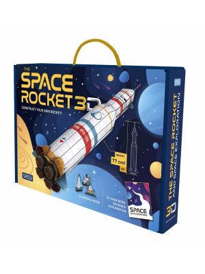 The space rocket 3D. Constr...