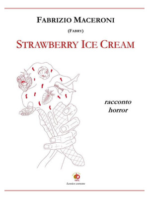 Strawberry ice cream. Racco...