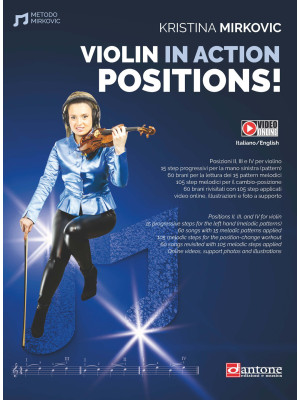 Violin in action. Positions...