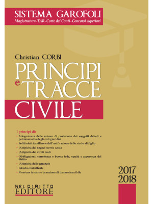 Principi e tracce civile