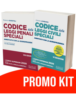 Kit Codici Annotati Delle Leggi Speciali: Codice Civile Con Le Leggi Penali Speciali + Codice Penale Con Le Leggi Civili Speciali