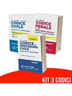 Kit Codici Esame Avvocato 2021: Codice civile-Codice penale e delle leggi penali speciali-Codice di procedura civile-Codice di procedura penale e leggi speciali. Annotati con la giurisprudenza. Nuova ediz.