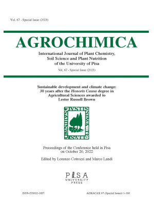 Agrochimica (2022). Vol. 67...