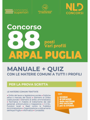 Concorso 88 ARPAL Puglia: M...