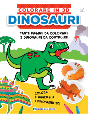 Dinosauri. Colorare in 3D. ...