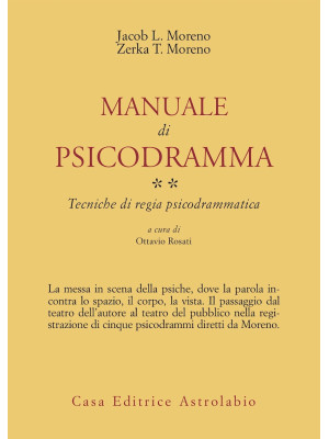 Manuale di psicodramma. Vol...
